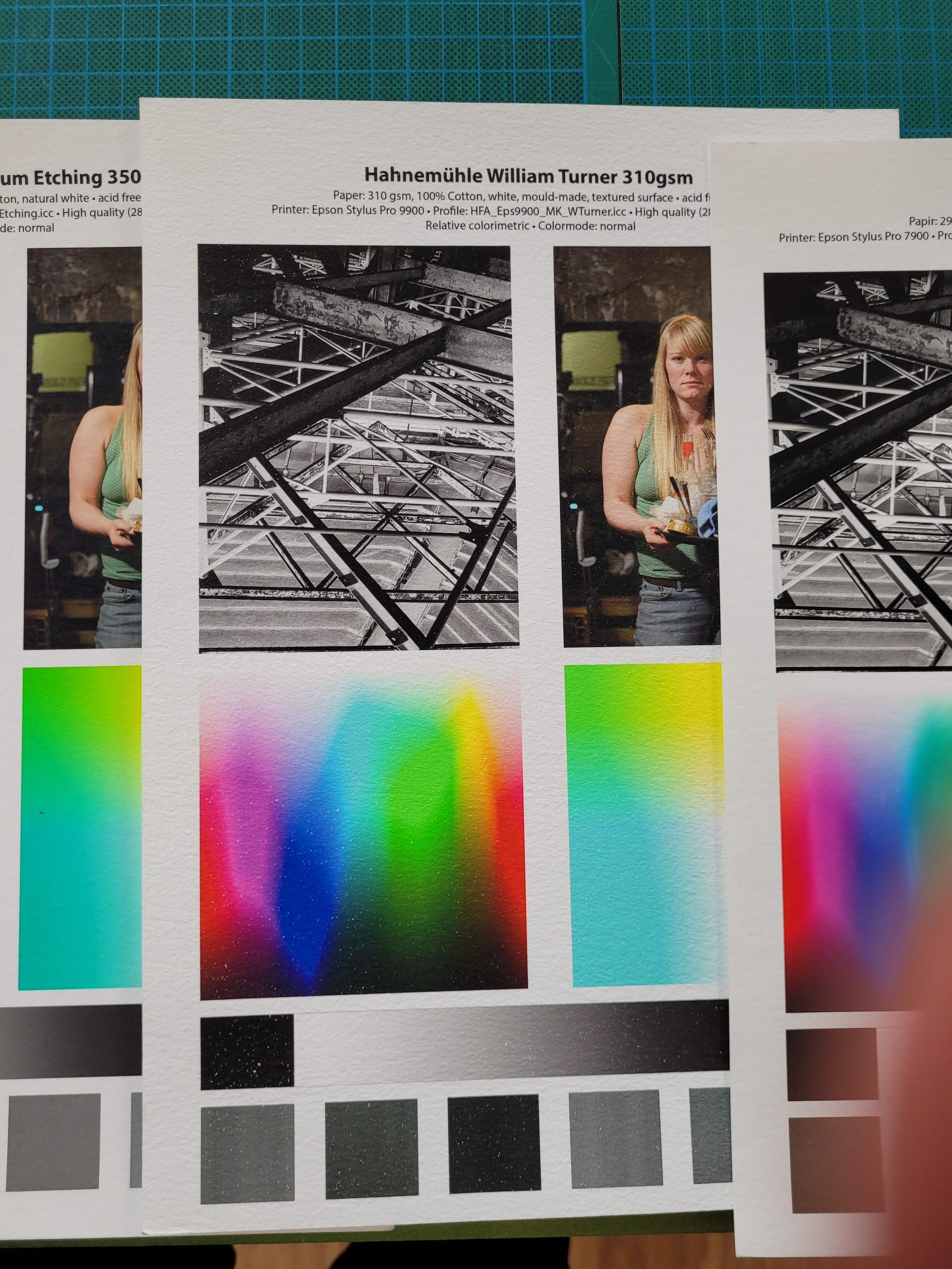 texture comparison of different paper types